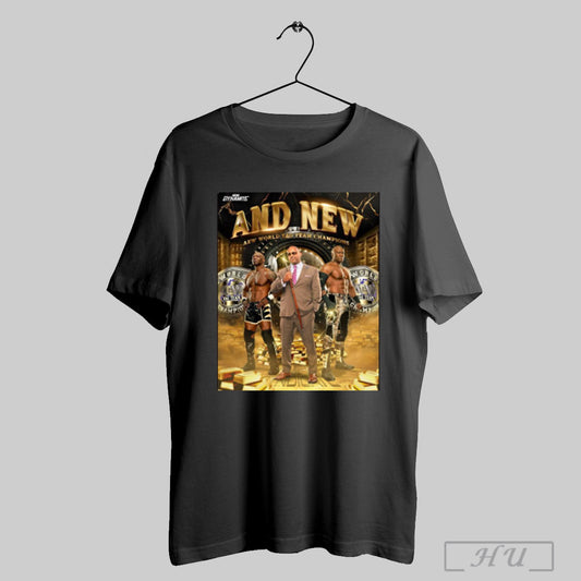 Aew Dynamite And New Aew World Tag Team Champions Hurt Syndicate Poster T Shirt Sweatshirt Poster