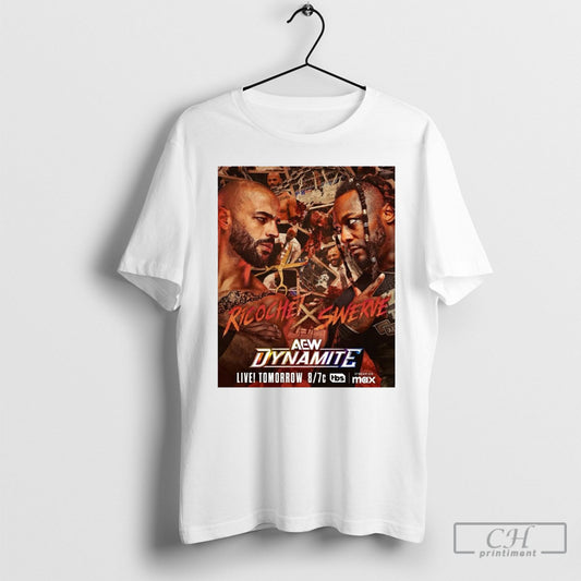 Aew Dynamite Ricochet Vs Swerve Tomorrow 8 7 2025 Shirt Poster Ornaments