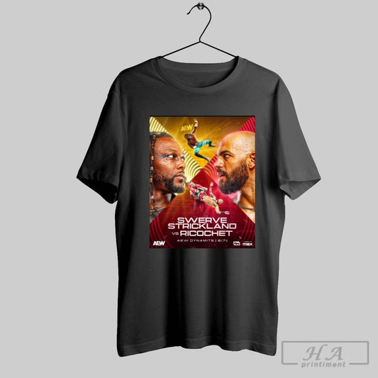 Aew Dynamite Swerve Strickland Vs Ricochet Feb 5 2025 Poster T Shirt