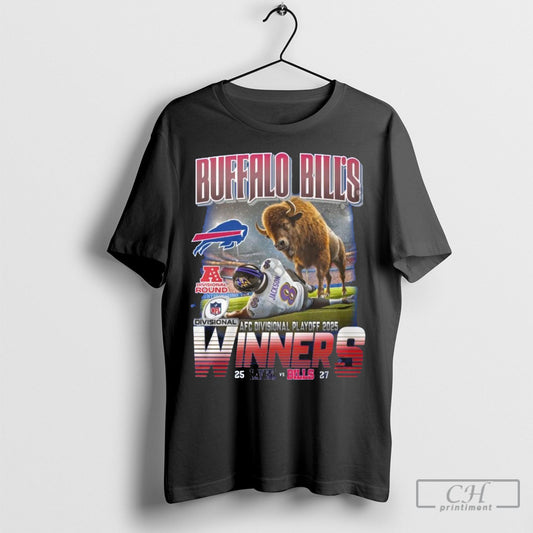 Afc Divisional Playoff 2025 Ravens Vs Bills Who Wil Become Winner Shirt