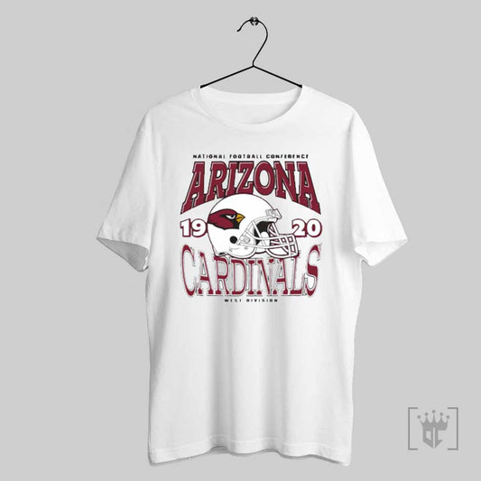 American Football Conference Arizona Cardinals 1920 West Division Helmet T Shirt