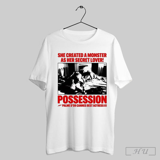 Anna Isabelle Adjani She Created A Monster As Her Secret Lover Possession Palme Dor Cannes Best Actress 81 T Shirts Sweatshirt Cutom Poster