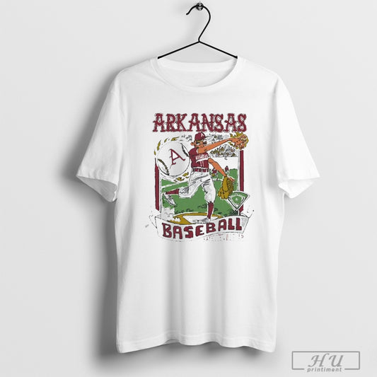 Arkansas Wonky Baseball Cards Pr 2025 T Shirt Sweatshirt Poster