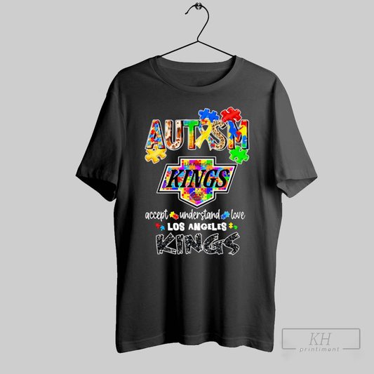 Autism Accept Understand Love Los Angeles Kings Diamond Shirt T Shirt Sweatshirt Cutom Poster Coffee Mugs Ornaments