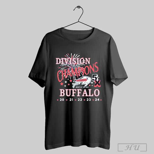 Awesome Buffalo Bills 5x Division Champions Beast Of The East 20 21 22 23 24 T Shirt Sweatshirt Poster