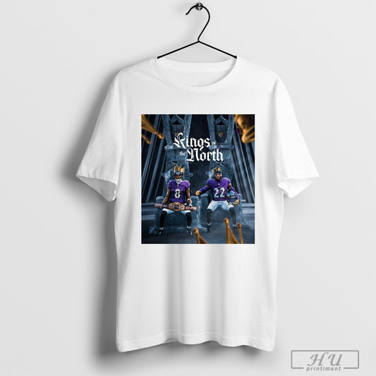 Baltimore Ravens Lamar Jackson And Derrick Henry The Kings Of The Afc North Are Moving On Poster T Shirt