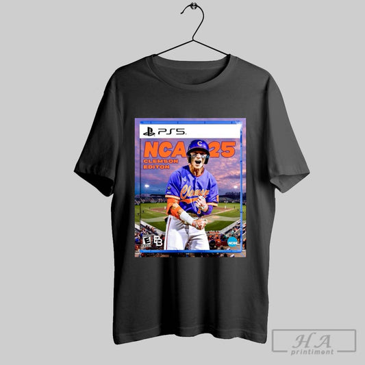 Baseball Buzz Cam Cannarella Clemson Tigers Baseball Ncaa 25 Clemson Edition Poster T Shirt