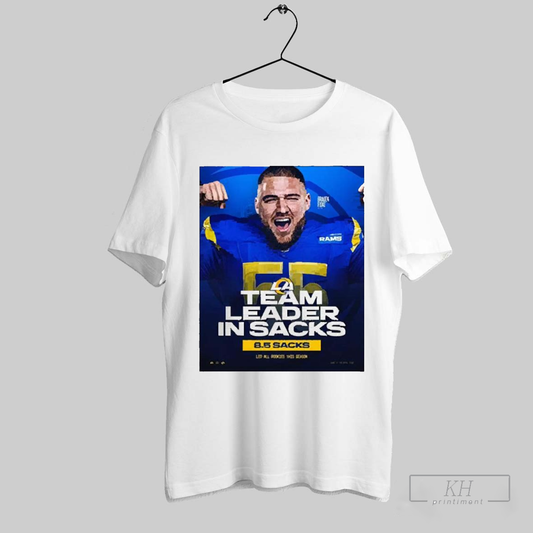 Best Poster Los Angeles Rams Braden Fiske Team Leader In Sacks 8 5 Sacks Led All Rookies This Season Unisex 2025 T Shirt Sweatshirt Tee Shirt