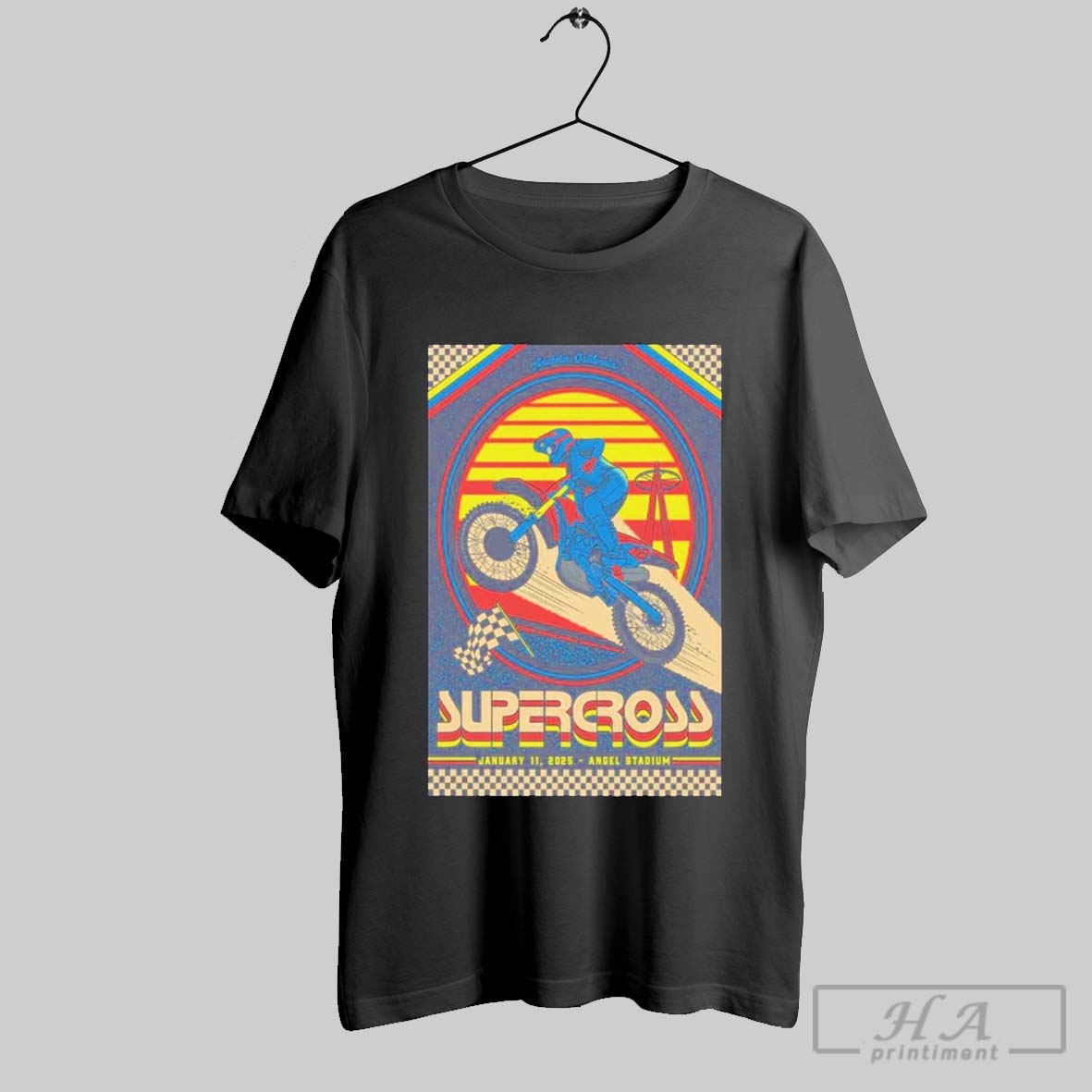 Best Supercross January 11 2025 Angel Stadium Anaheim Ca Poster T Shirt