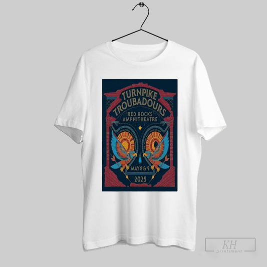 Best Turnpike Troubadours Red Rocks Event May 8 9 2025 Morrison Co Poster T Shirt Sweatshirt Tee Shirt