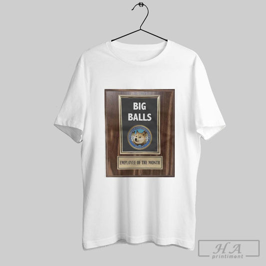 Big Balls Department Of Government Efficiency D O G E Employee Of The Month Poster T Shirt