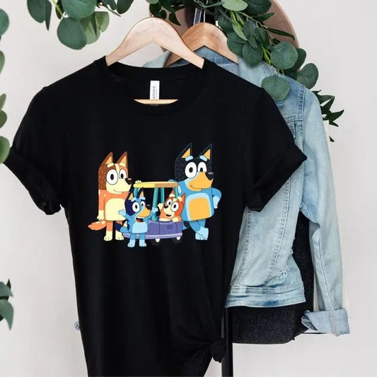 Bluey Family Shirt, Bluey Eras Tour Shirt, Bandit Heeler T-shirt, Midnights Bluey Shirt, Bluey Birthday tshirt