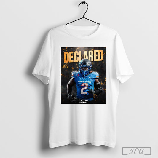 Boise State Star Rb Ashton Jeanty Declared For The 2025 Nfl Draft Poster T Shirt