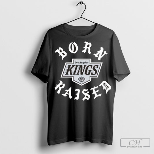 Born X Raised Los Angeles Kings Chevron Rocker Tee Nhl Shirt Sweatshirt Poster