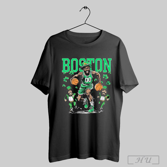 Boston Shamrock Basketball Champion With Lucky Leprechauns And Irish Vibes T Shirt Sweatshirt