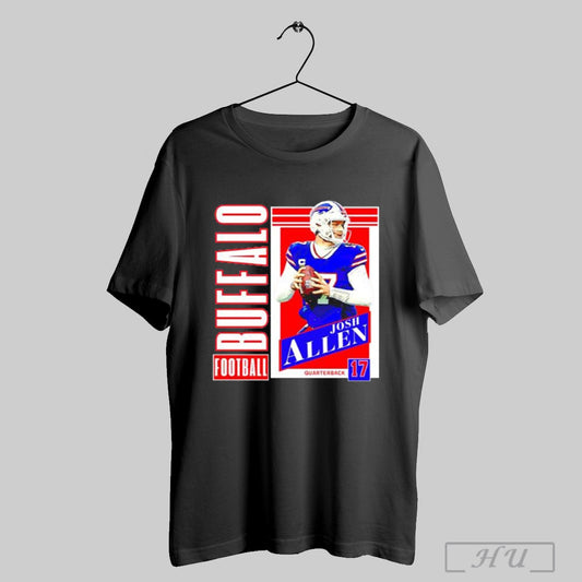 Buffalo Bills Football Josh Allen Quarterback 17 Vintage T Shirt Sweatshirt Poster