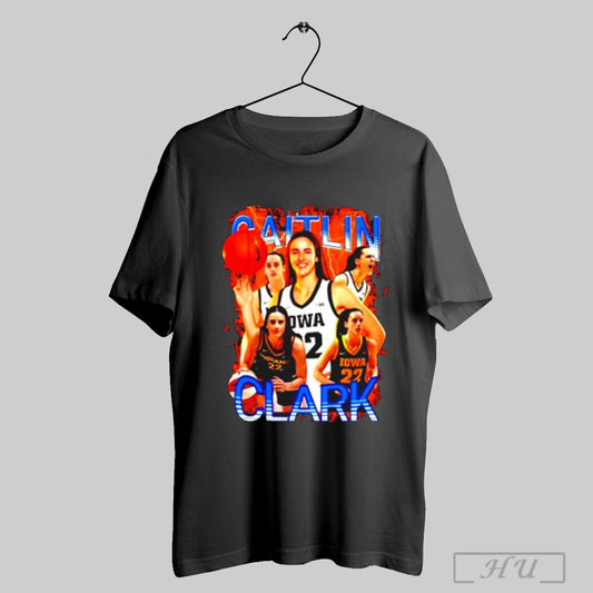 Caitlin Clark Wnba Player Vintage Collage T Shirt Sweatshirt Poster