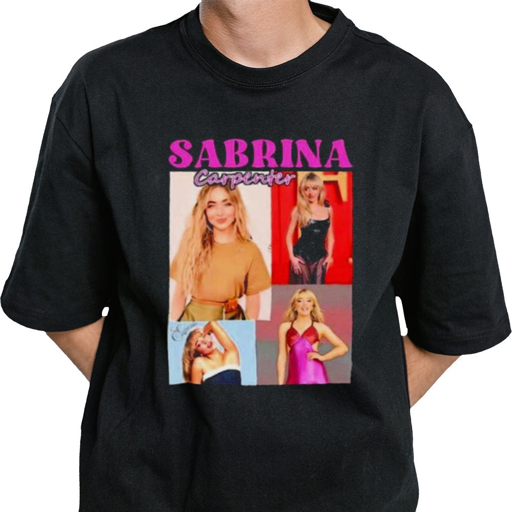 Carpenter 90S Graphic Sabrina Rock Music Tour 2024 shirt