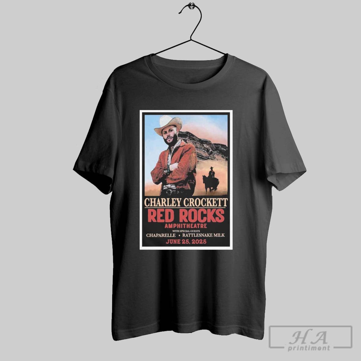 Charley Crockett Morrison Co Jun 25 2025 Poster Shirt