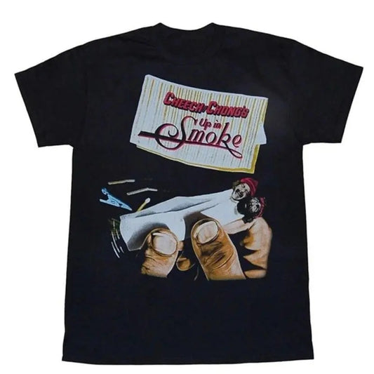 Cheech and Chong Up In Smoke Movie T shirt Black Size S To 4XL U835 Cotton Fabric, Fashion Cotton, Full Colors, Full Sizes, For Men, For Women