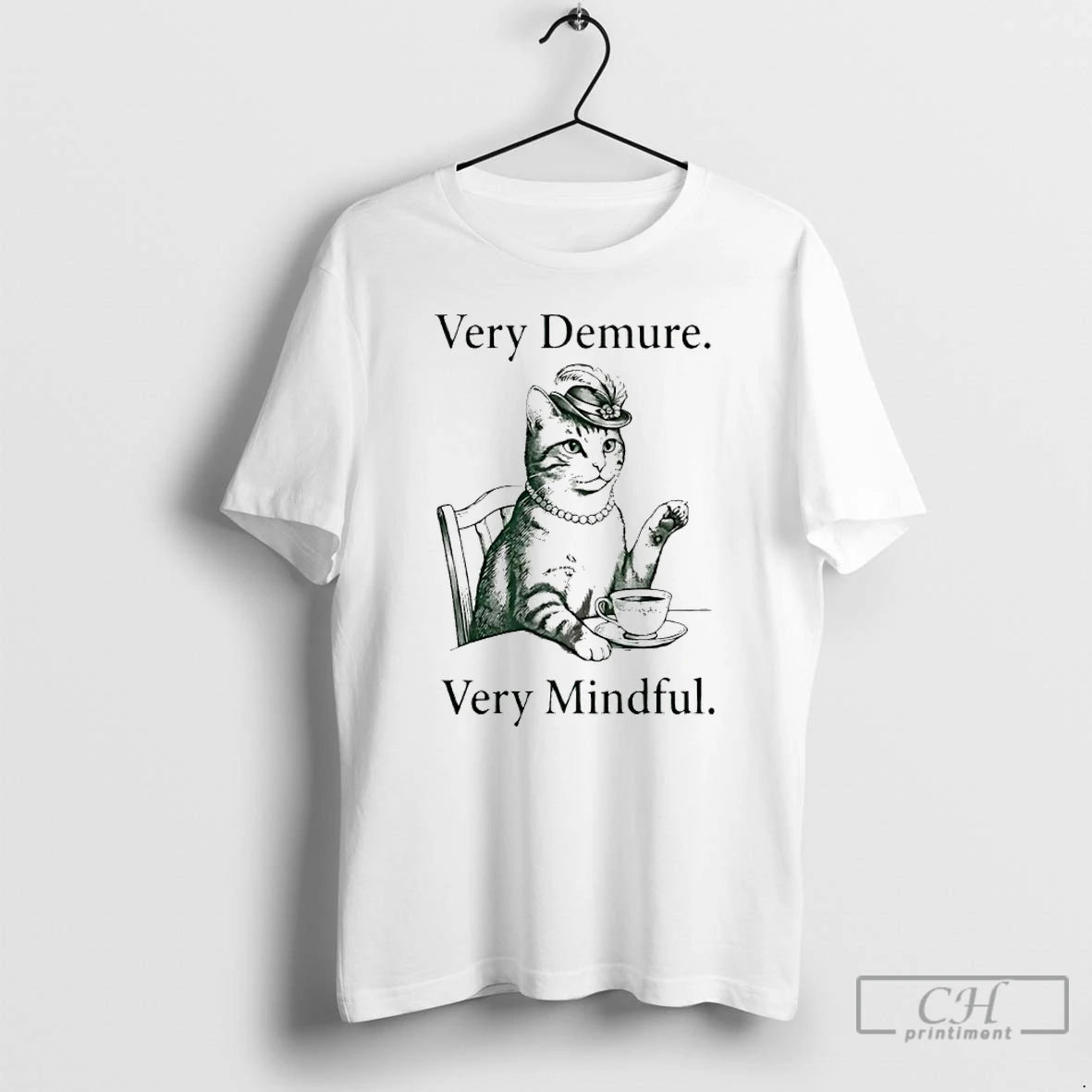 Classic Cat Lady Very Demure Very Mindful T-Shirts, Hoodie, Sweatshirt | TeeSparky.com