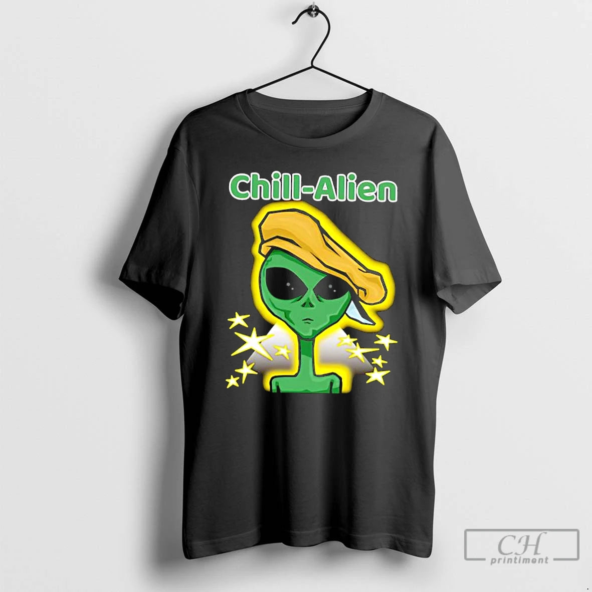 Classic Chill Alien Ufo Classic T-Shirts, Hoodie, Sweatshirt | TeeSparky.com