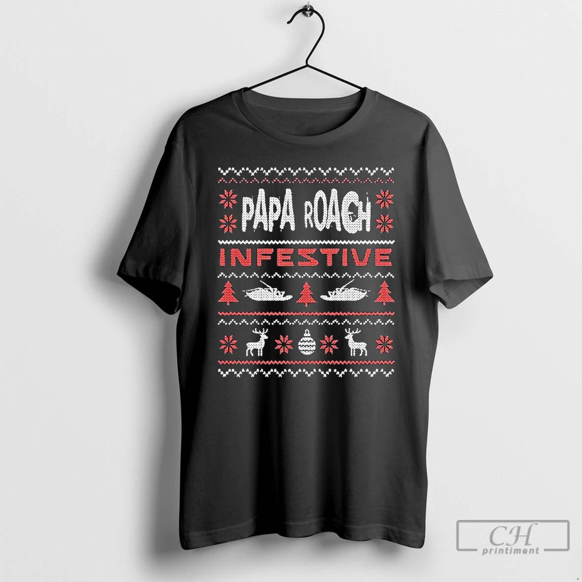 Classic Papa Roach Infestive Holiday Ugly Christmas T-Shirts, Hoodie, Sweatshirt | TeeSparky.com
