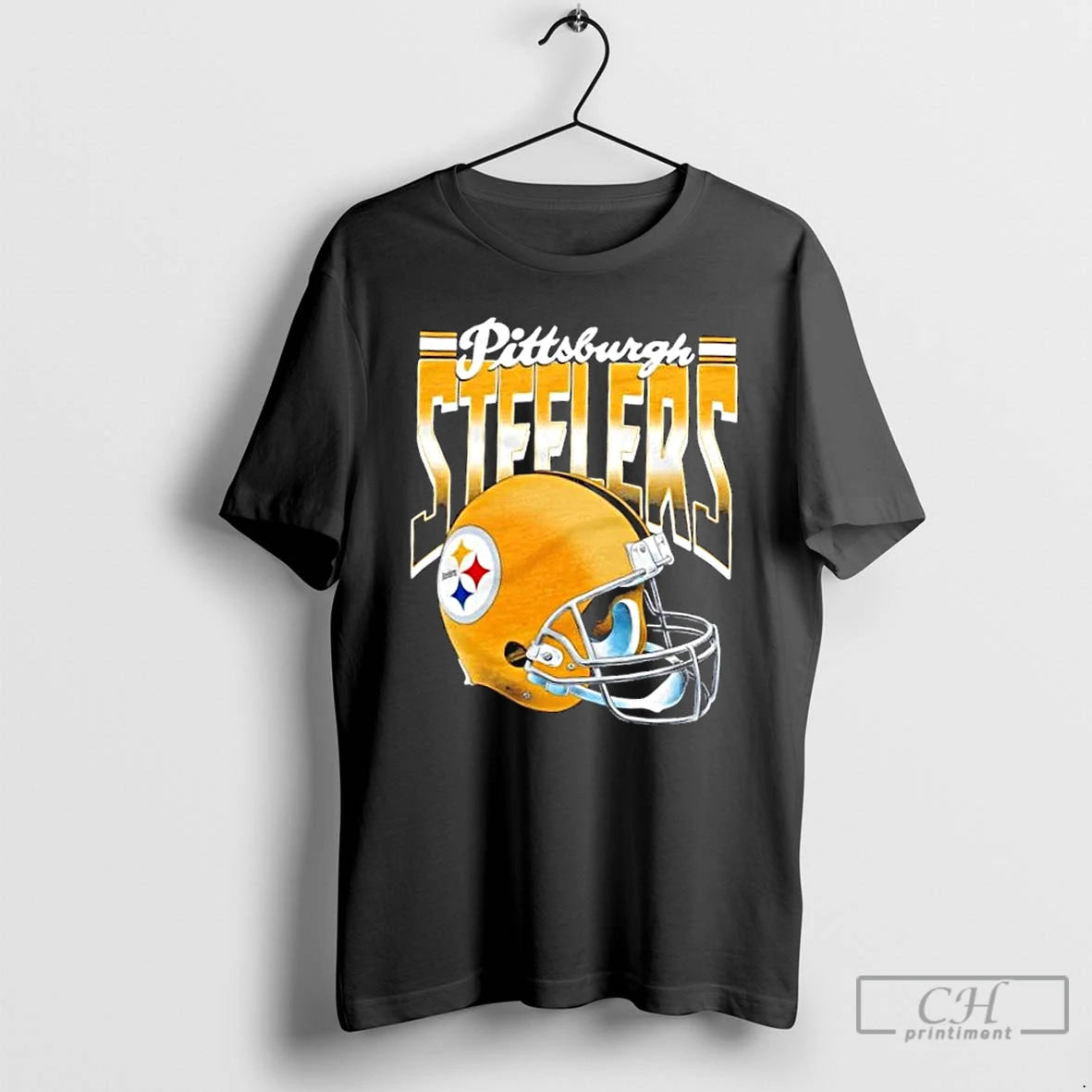 Classic Pittsburgh Steelers Gradient Alt Helmet T-Shirts, Hoodie, Sweatshirt