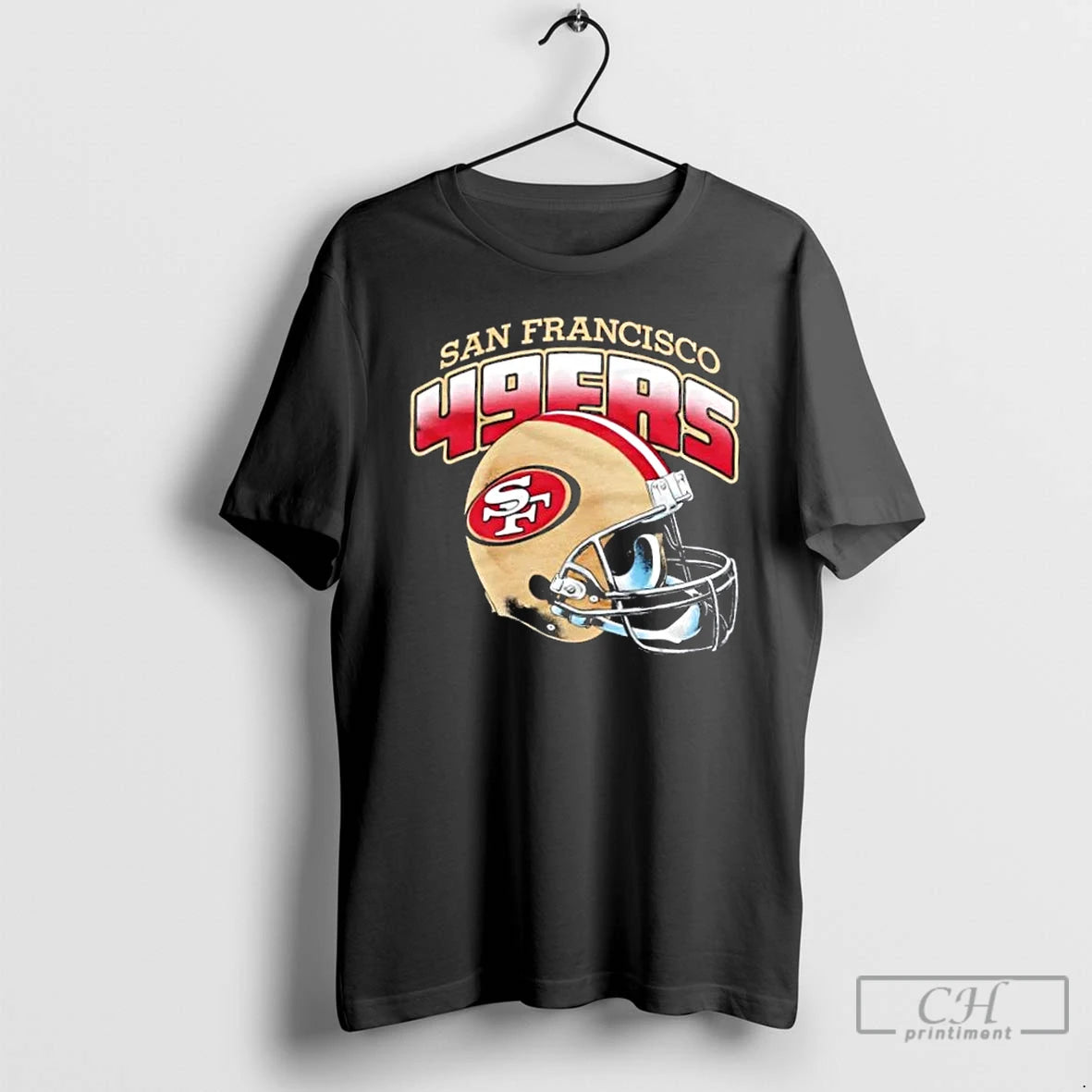 Classic San Francisco 49ers Gradient Football Helmet T-Shirts, Hoodie, Sweatshirt