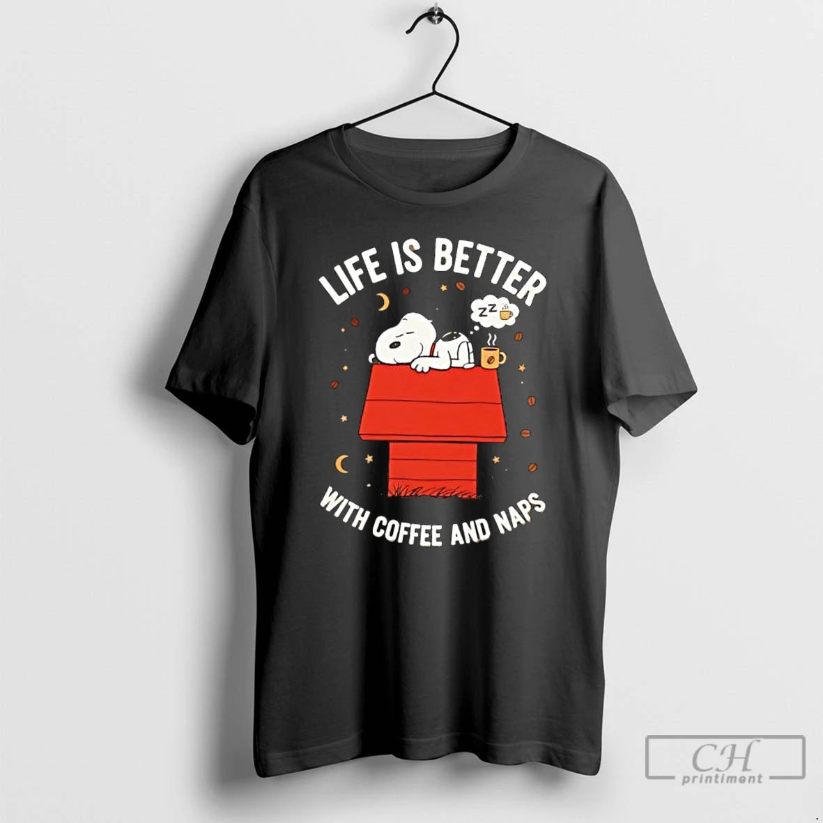 Classic Snoopy Life Is Better With Coffee And Naps T-Shirts, Hoodie, Sweatshirt | TeeSparky.com