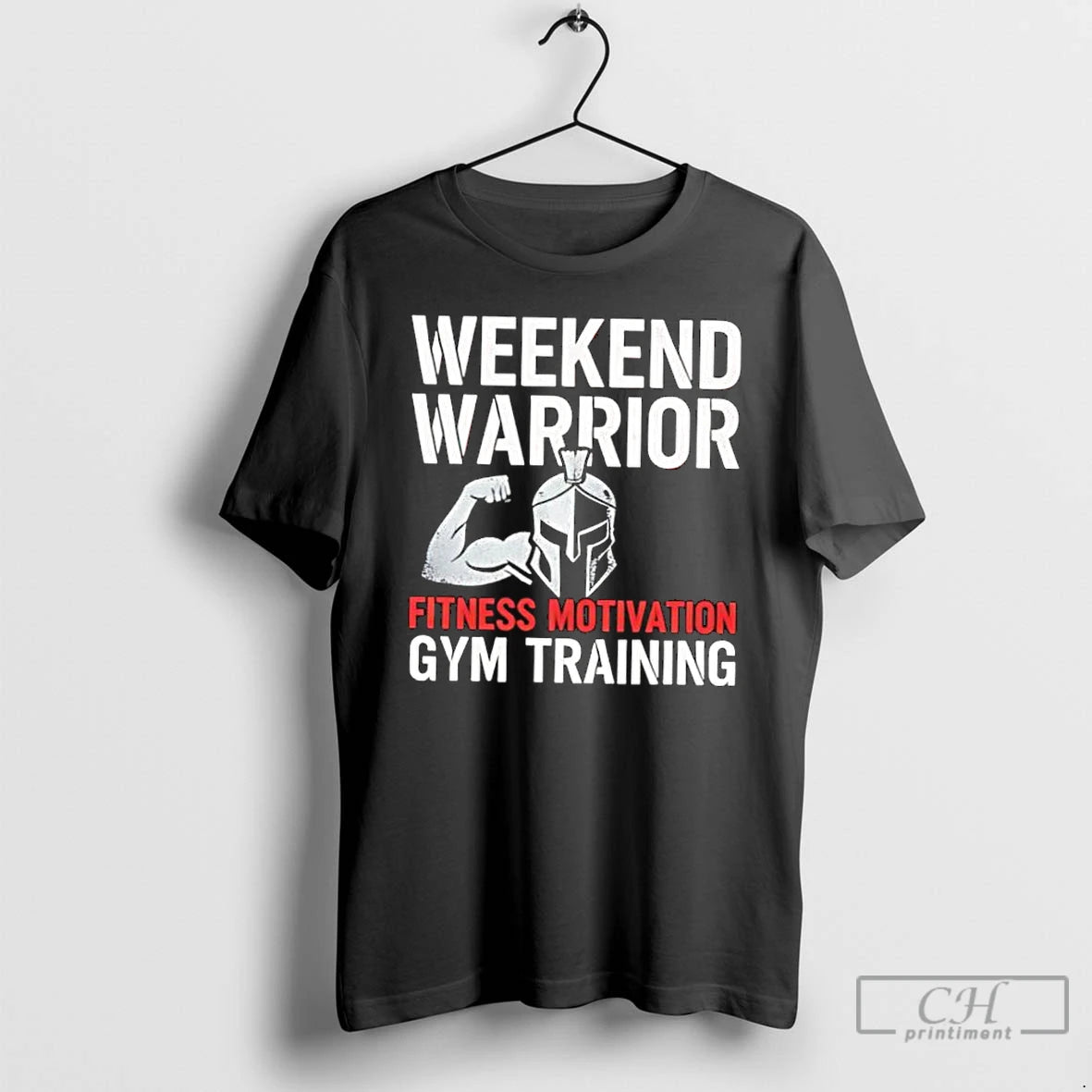 Classic Weekend Warrior Fitness Motivation Gym Training Graphic T-Shirts, Hoodie, Sweatshirt | TeeSparky.com