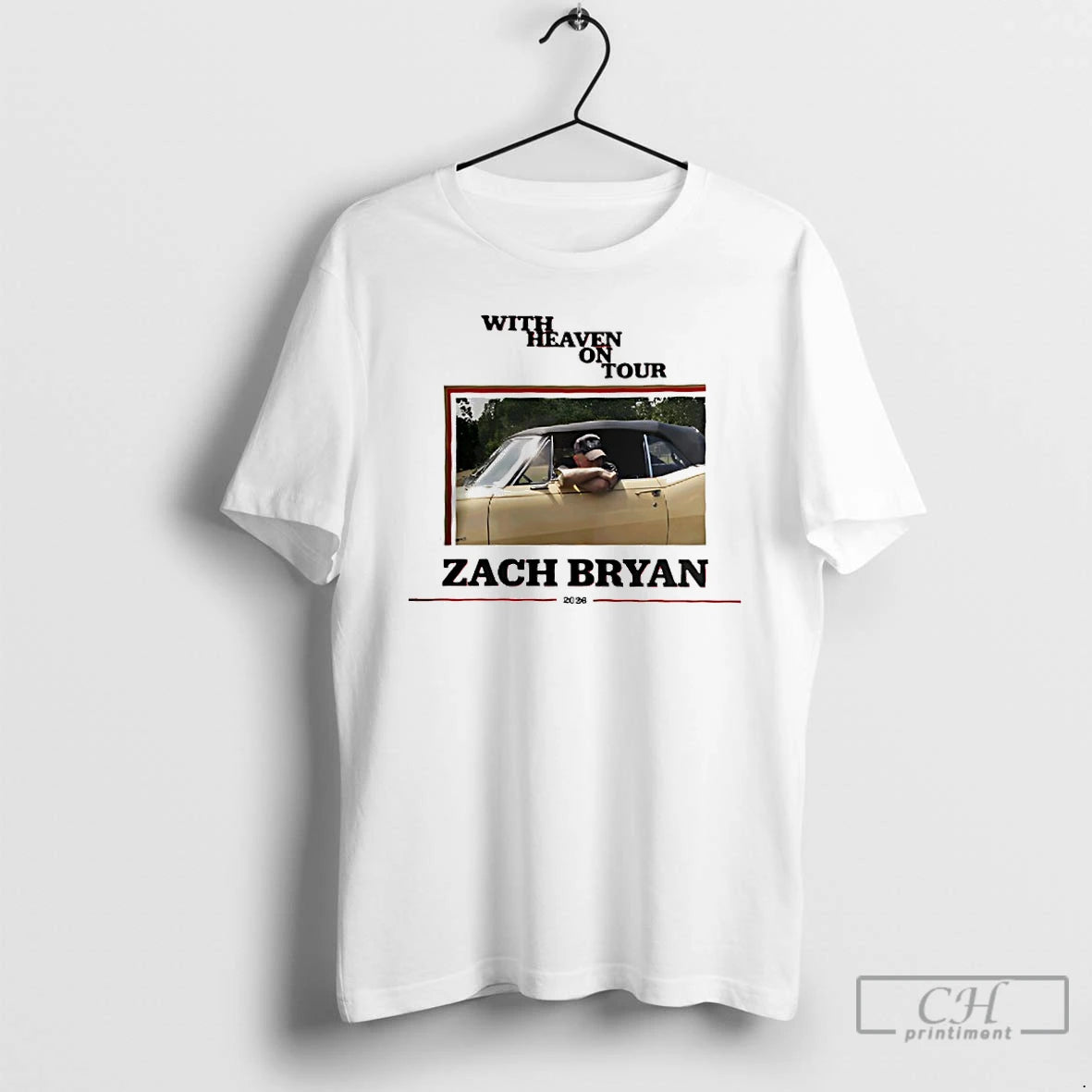 Classic Zach Bryan With Heaven On Tour 2026 T-Shirts, Hoodie, Sweatshirt | TeeSparky.com