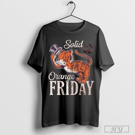 Clemson Tigers Solid Orange Friday Tigertown Graphics Made In 1988 T Shirt Sweatshirt
