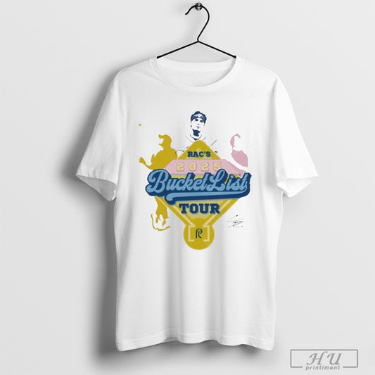 Coach Racs Bucket List Tour Break A World Record 2025 Signature Painting T Shirts Sweatshirt