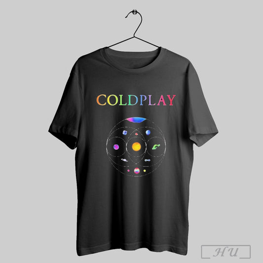 Coldplay Music Of The Spheres World Tour 2025 Live T Shirt