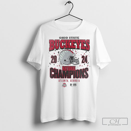 College Football Playoff 2025 National Champions Ohio State Confetti Shirts