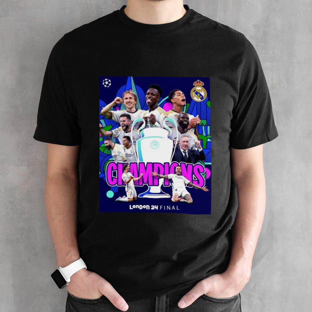 Congrats Real Madrid 2024 Champions UEFA Champions League London 24 Final Unisex T-Shirt