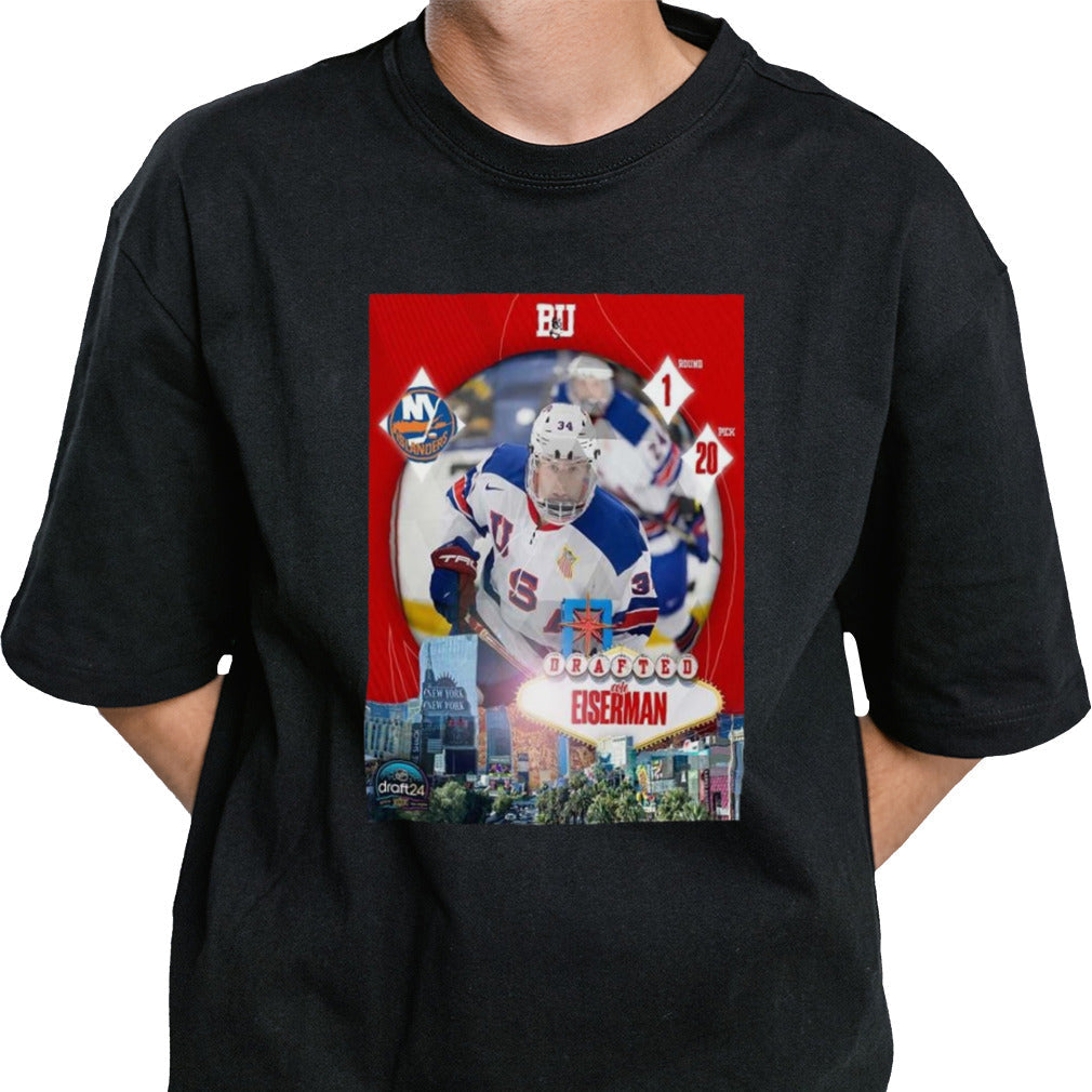 Congrats To Cole Eiserman On Being Selected 20th Overall By New York Islanders Unisex T Shirt