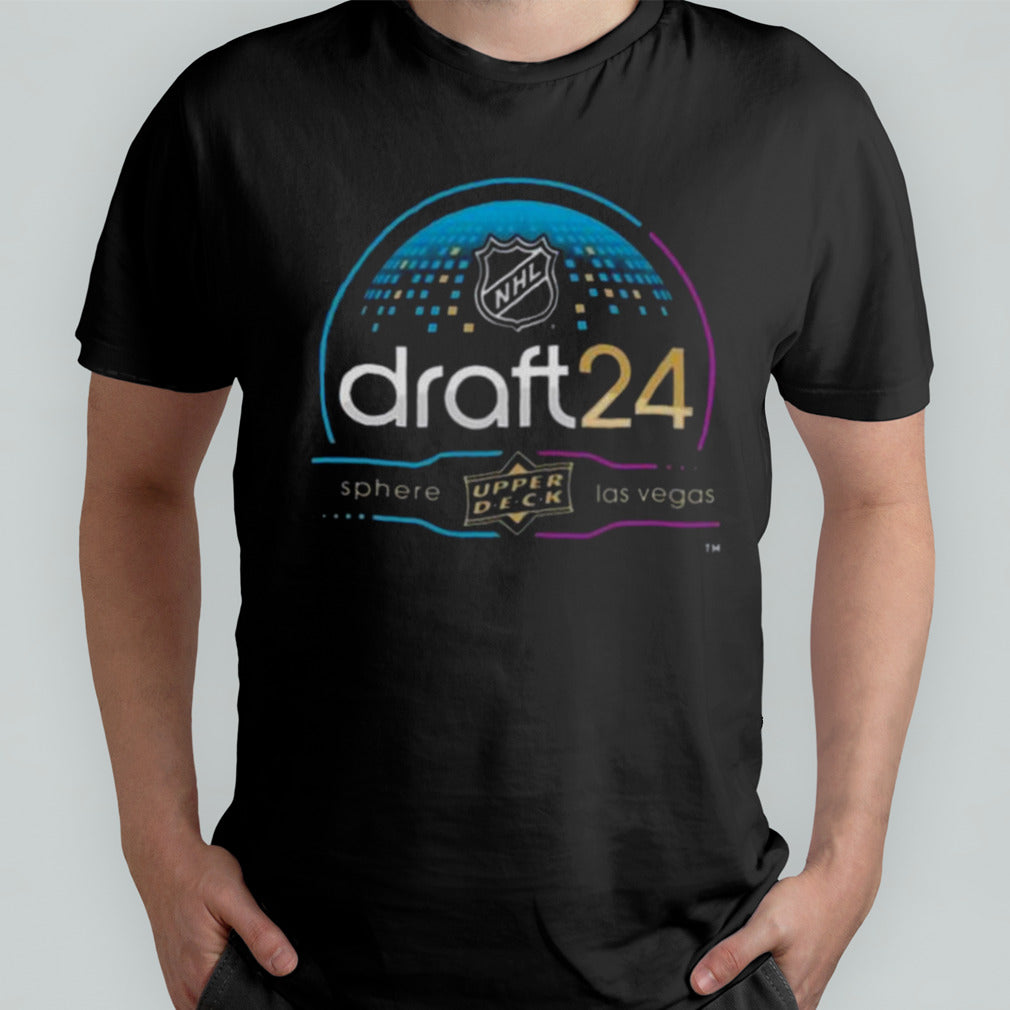 Design Logo 2024 NHL Draft UPPER DECK At The Sphere In Las Vegas Unisex T Shirt