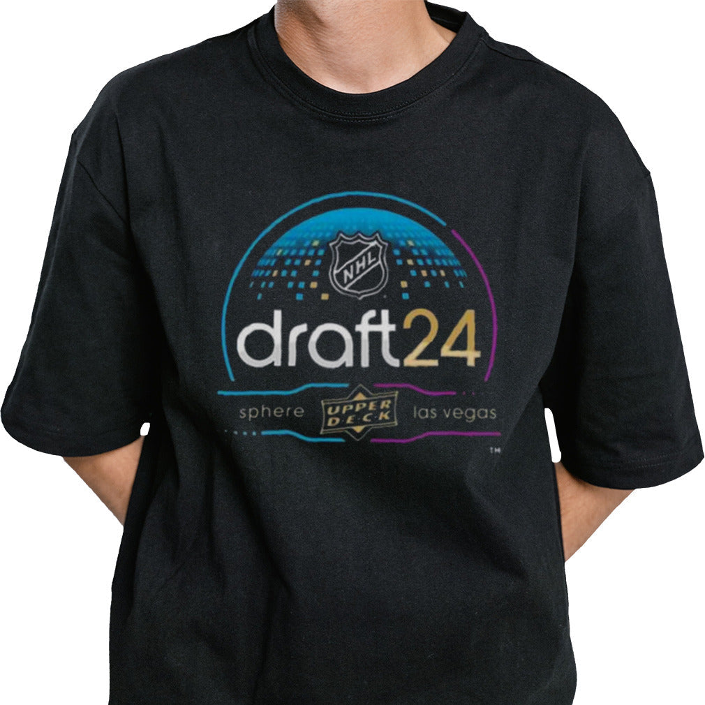 Design Logo 2024 NHL Draft UPPER DECK At The Sphere In Las Vegas Unisex T Shirt