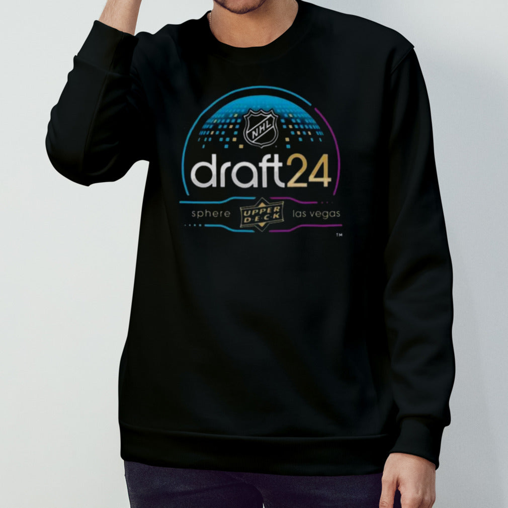 Design Logo 2024 NHL Draft UPPER DECK At The Sphere In Las Vegas Unisex T Shirt