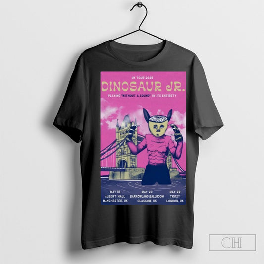 Dinosaur Jr Playing Without A Sound In Its Entirety Uk Tour 2025 Dates T Shirt
