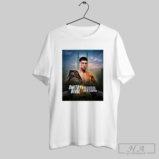 Dmitry Bivol And The New Wba Light Heavyweight Super Champion World Boxing Association Poster T Shirt