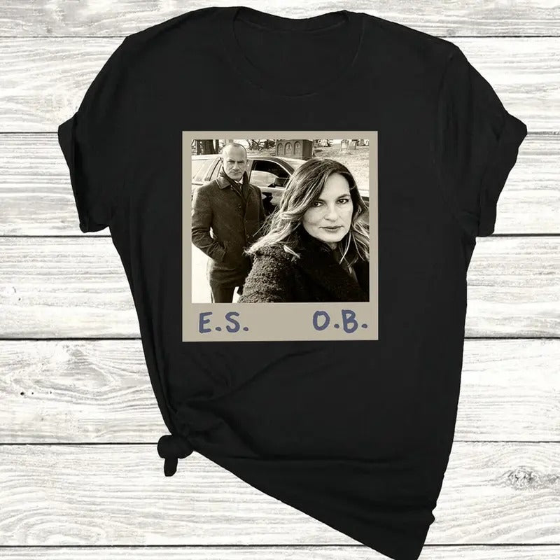 Elliot Stabler Olivia Benson Law & Order Svu Special Detectives Movie T-shirt