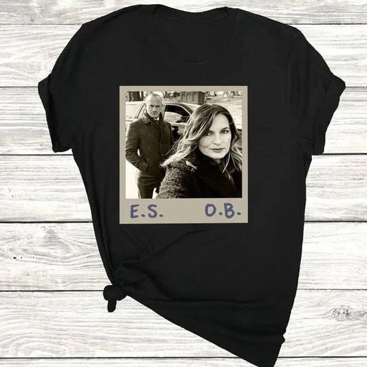 Elliot Stabler Olivia Benson Law & Order Svu Special Detectives Movie T-shirt