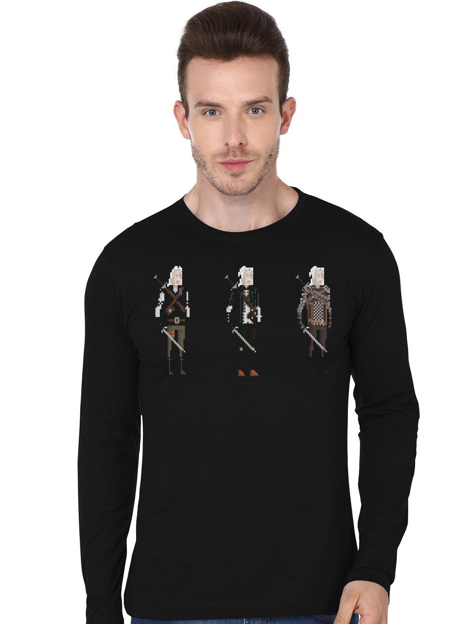 Evolution Witcher Black Full Sleeve T-Shirts, Hoodie, Sweatshirt