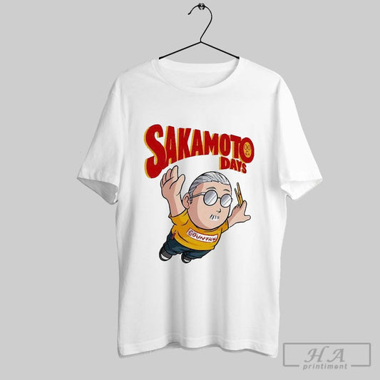 Flying Sakamoto Days Manga Anime T Shirt