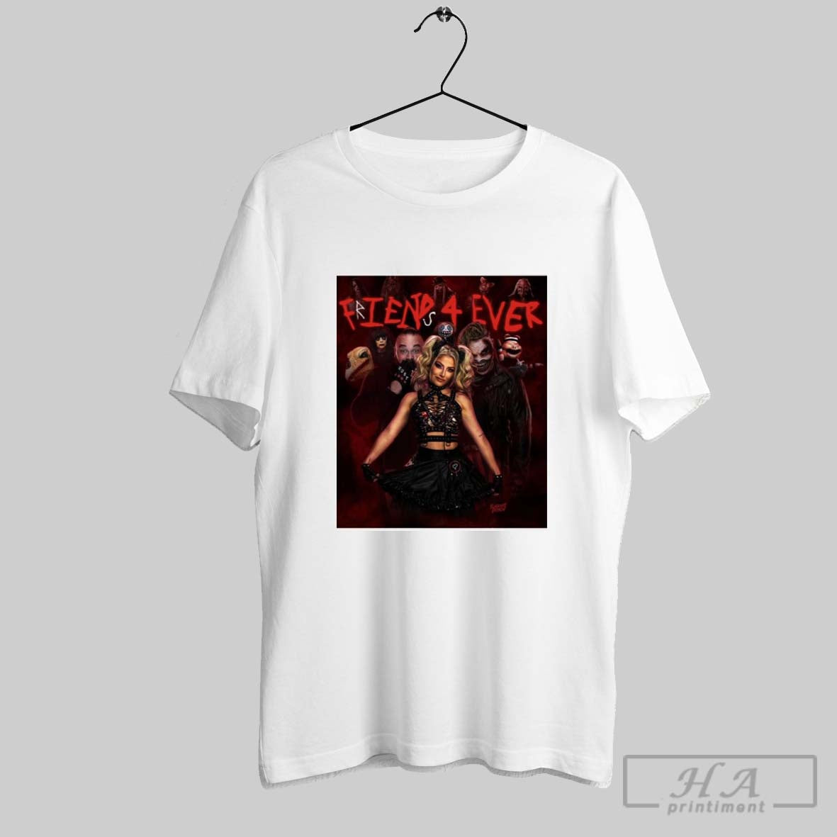 Friends 4 Ever Alexa Bliss The Wyatt Sicks Wwe Smackdown 2025 Poster T Shirt