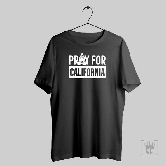 Funny California Wildfires Pray For California 2025 T Shirt