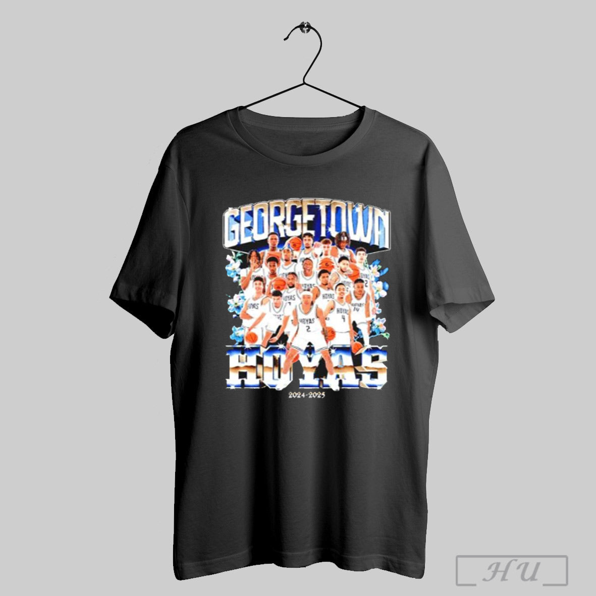 Georgetown Hoyas 2024 2025 Basketball Team Vintage Graphic T Shirt Sweatshirt Poster